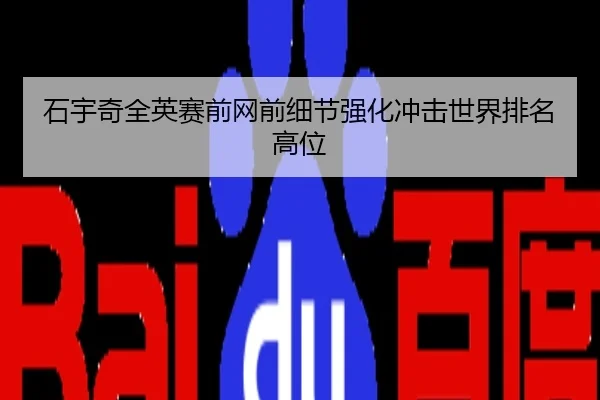 石宇奇全英赛前网前细节强化冲击世界排名高位